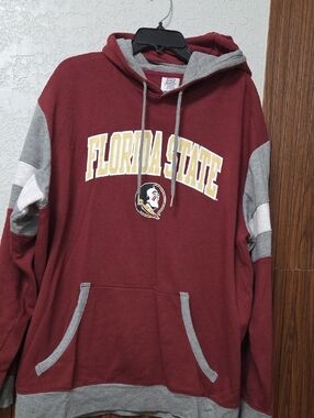 Pro Edge Maroon and Gray Florida State Crewneck Hoodie Xl Size